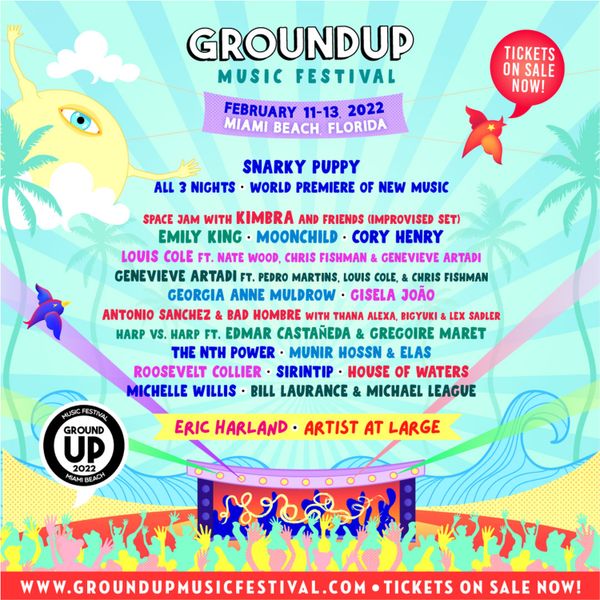Miami, FL - GroundUP Music Festival @ Miami Beach Bandshell - May 6 2022
