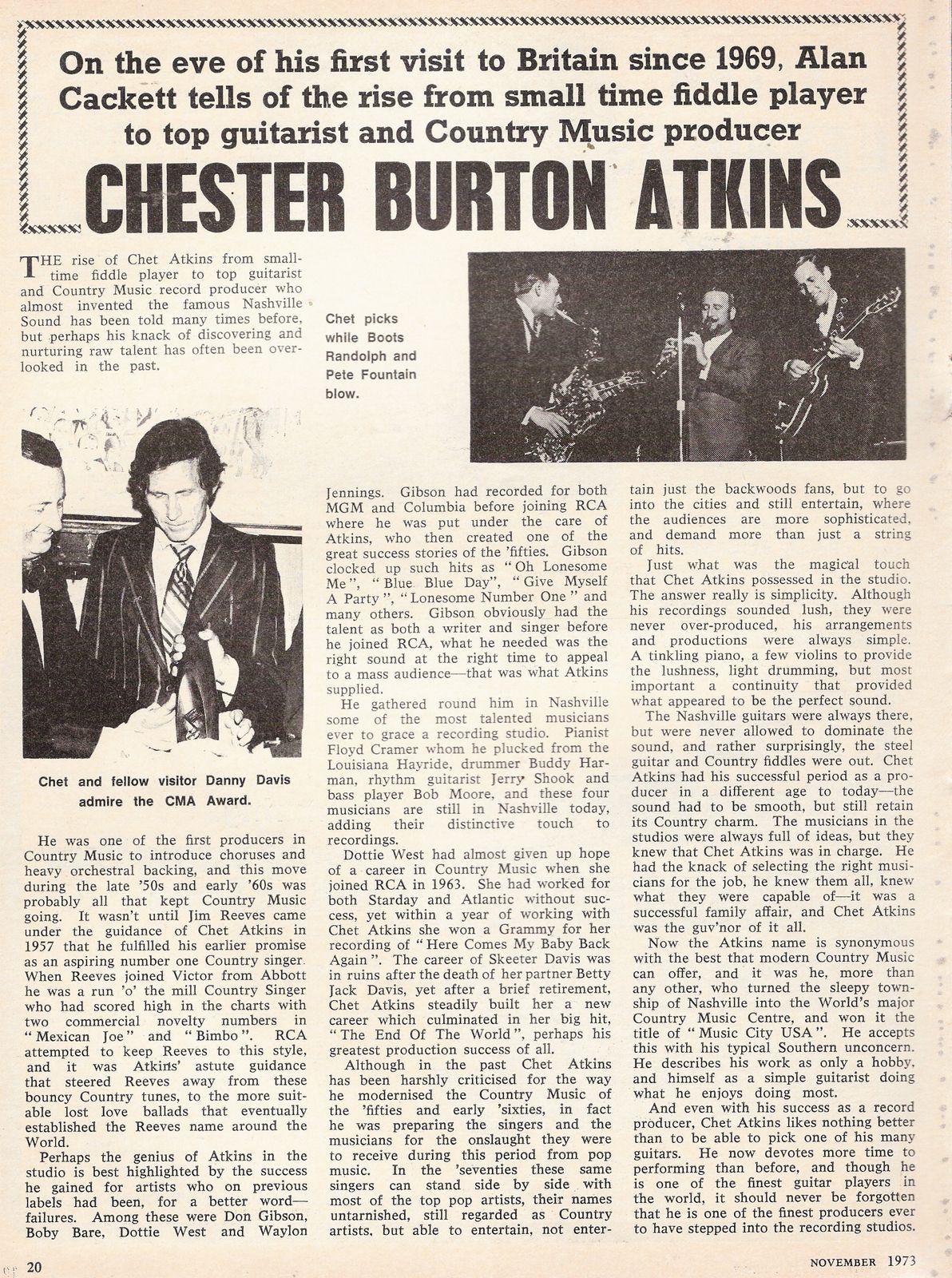 Alan Cackett Chester Burton Atkins