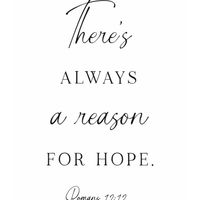 A Reason For Hope Tea Towel