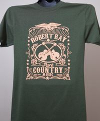 Robert Ray Double Guitar Shirt (Army Green)