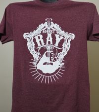 Robert Ray Guitar Shirt (Heather Maroon)