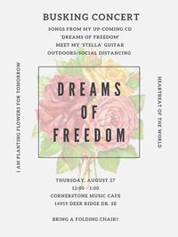 BUSKING CONCERT - Dreams of Freedom CD