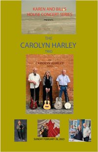 Carolyn Harley Trio at Karen & Bill's House Concert Series