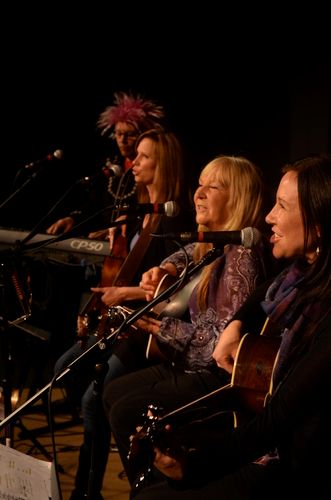 The Travelling Mabels!! Keith Floen, Lana Floen, Eva & Suzanne Levesque. Alberta Group of the Year
