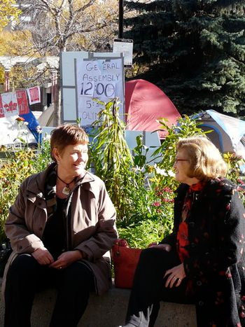 Occupy Calgary at Olympic Plaza, Calgary 2011
