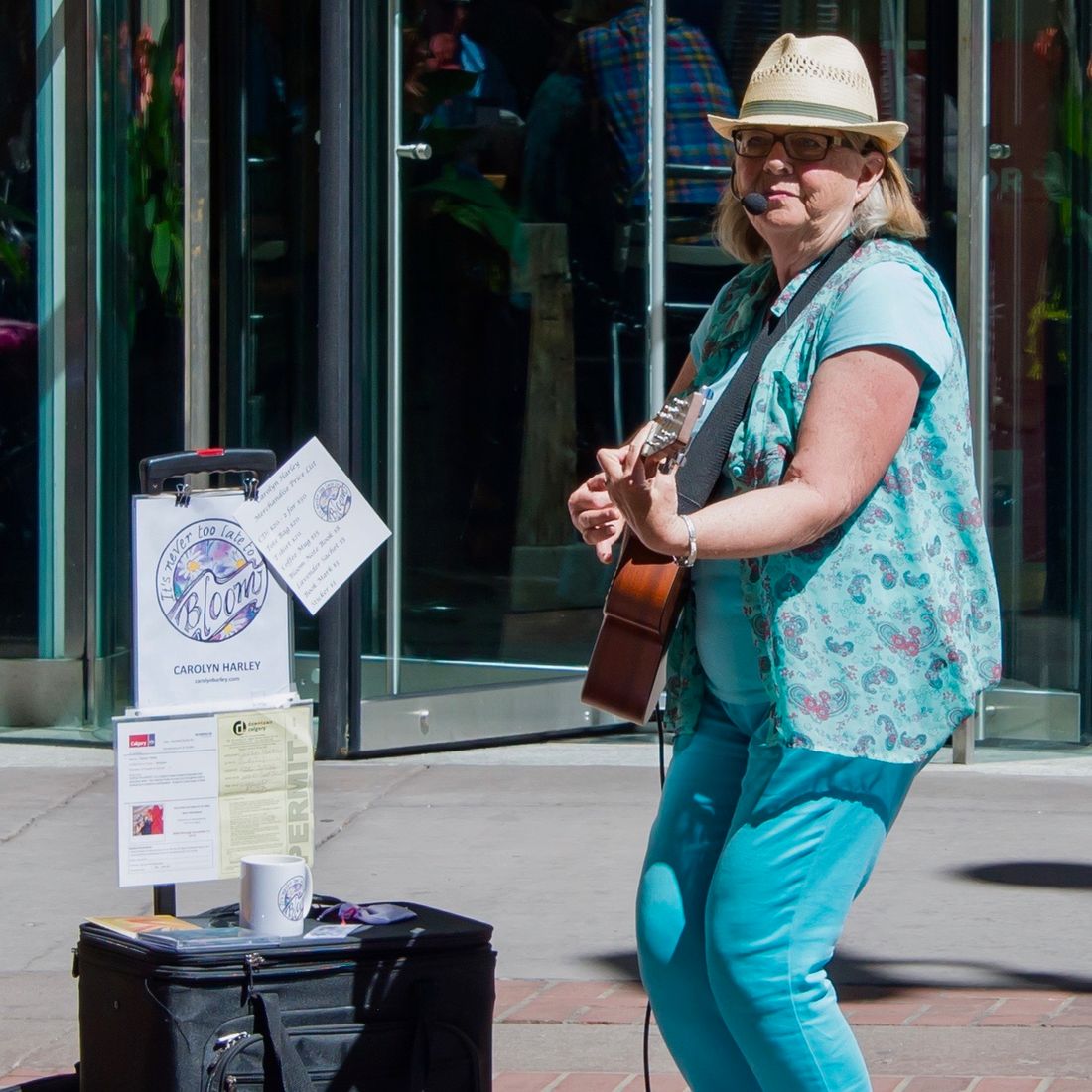 Busking!
