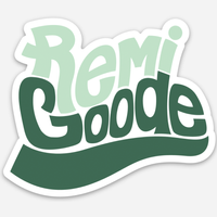 Green Die Cut Sticker