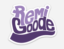 Purple Die Cut Sticker