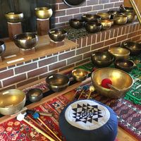Singing bowls Sound bath at Beads of Contentment