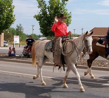 Robert Sorrels 4th of July parade. A "Cowboy's Cowboy".
