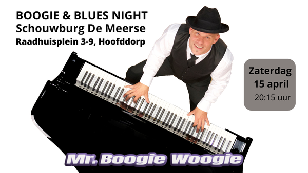 Tickets for the 27th edition of the Boogie & Blues Night at Schouwburg De Meerse, Hoofddorp are now available. Click the image.