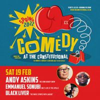 Comedy at The Constitutional - Sat 19 Feb