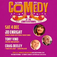 Comedy at the Constitutional - 4 Dec