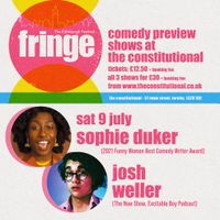 Edinburgh Comedy Previews: SOPHIE DUKER + JOSH WELLER