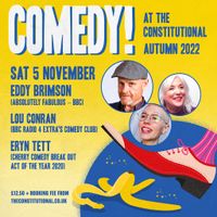 Comedy at The Constitutional - Sat 5 Nov ***CANCELLED***