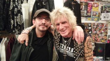 With Jimmy Webb at Trash and Vaudeville, NYC 2012
