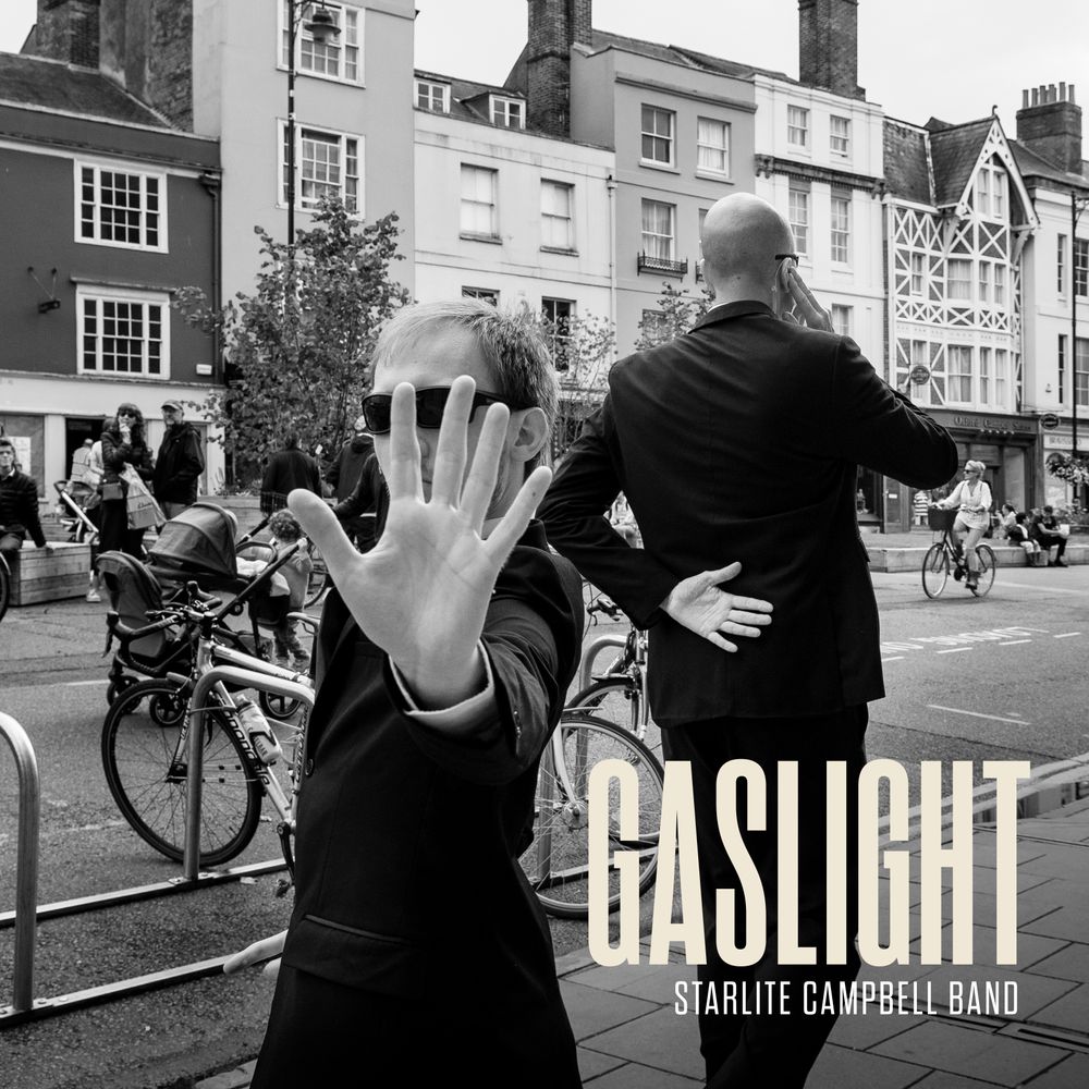Gaslight - single artwork by photographer Stuart Bebb @OxfordCamera. Graphic design by Barry Kinder.