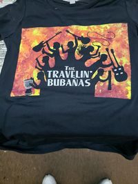  Women's Tee; black shirt / full color graphic