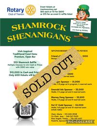 Shamrock Shenanigans is now Sold Out!