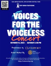 Voices for the Voiceless Concert featuring Class Act