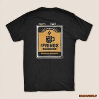 Caffeine is Gasoline Fringe Tee BLACK COLD BREW