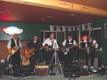 Riff Raff playing at "The Cabin Bar & Grill" in Overgaard, Az (July)
