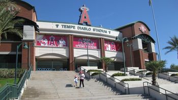 Diablo Stadium in Tempe which opens its facilities each Fall to the Congenital Heart Defect Walk each year.
