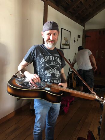 Eddie "Buck" Rainey at the Barn, New Milford CT.
