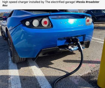 Tesla Roadster Converted by Electric Garage!
