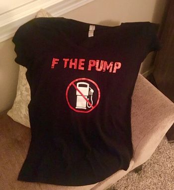 F the Pump Flagship Women's V Neck Tee
