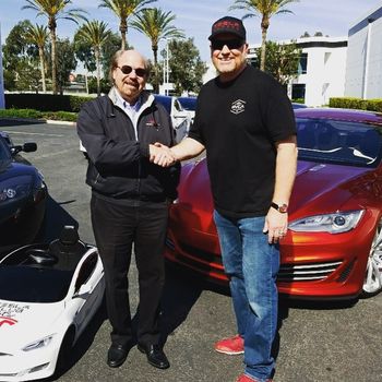 Steve Saleen & his Modified Tesla
