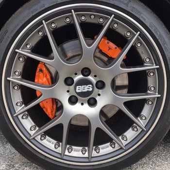BBS 21" Wheels on a Tesla Model S Tesla
