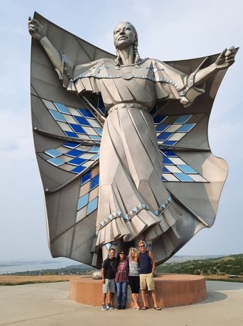 HOTC at Dignity Statue in Chamberlain, SD
