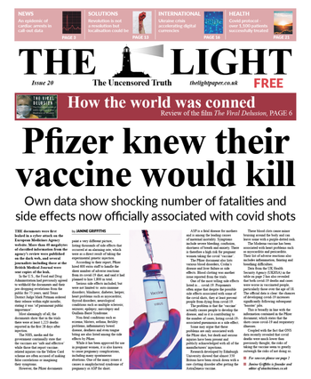 Independent printed and online Newspaper - thelightpaper.co.uk
