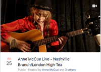 Anne McCue Live On Facebook @annemccuemusic