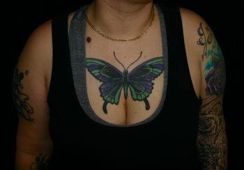 Butterfly cover up on Crystal 2011
