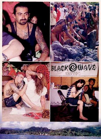 Tattoo Magazine: Coverage of Tahitian "Festival International du Tatuage" w/ Paul in lower left
