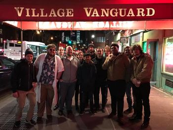 Me and my students outside the Village Vanguard
