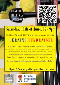  UKRAINE FUNDRAISER EVENT -  "MUSICAL JEWELS WITH HEART"