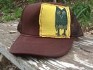 Custom Flying Uke Owl Hat -Brown