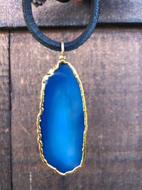 Blue Agate Pendant