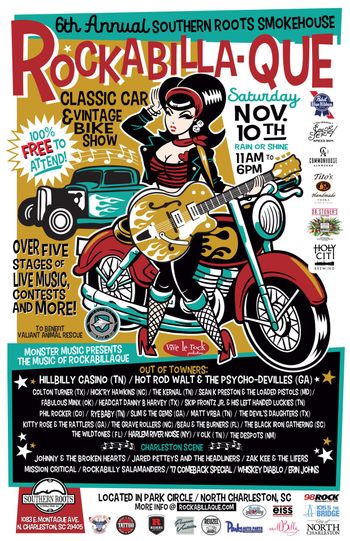 &th Annual Rockabillaque Poster
