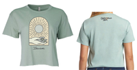 (SOLD OUT) Illuminate Crop Tee Seafoam Green Dylan Tanner Hink