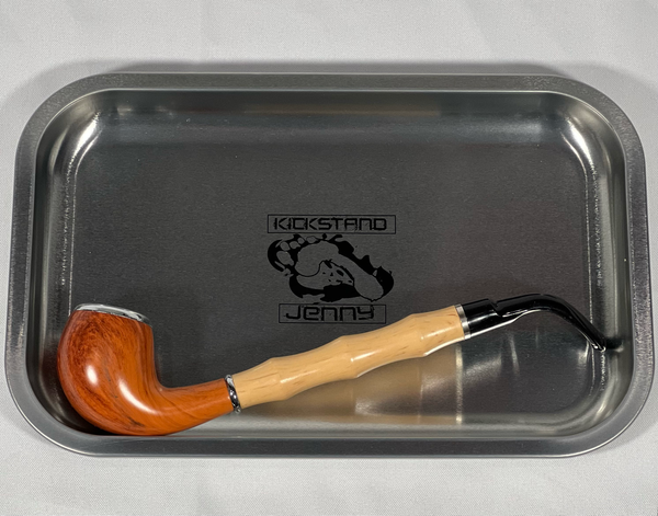 Smokers Tin / Metal Tray - Kickstand Jenny
