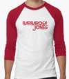 White/Red Logo Baseball Shirt