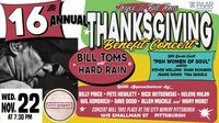 Bill Toms Thanksgiving Benefit Concert 