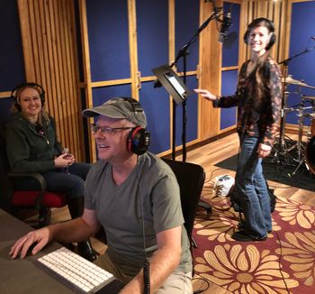 Recording "Glass Shatters" w/ Cherylann Hawk, Ali McTavish & Eric Kurtzrock
