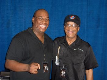 With the great Hubert Sumlin at the Poconos
