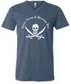 T Shirt - Men's V Neck in Blue