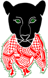 KEFFIYEH PANTHER (FACE)